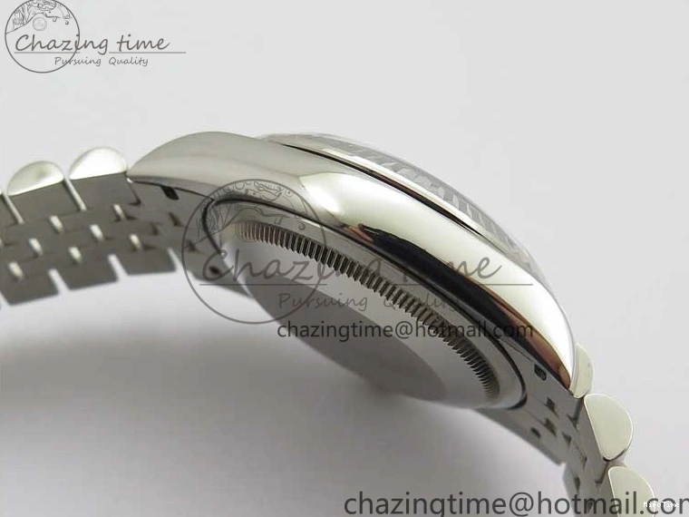 MiroTime 1221 Compact DateJust 36 SS 126234 BP Maker 1:1 Best Edition Fluted Bezel Gray Roman Dial on Jubilee Bracelet 2527